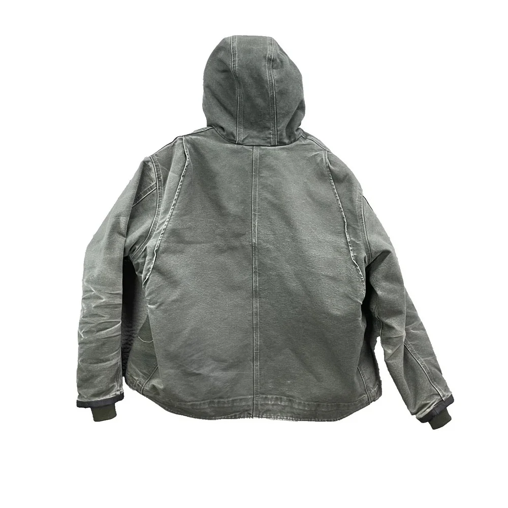 VTG Carhartt J284 Jacket Mens XL Canvas Sherpa Lined Barn Chore Workwear Utility